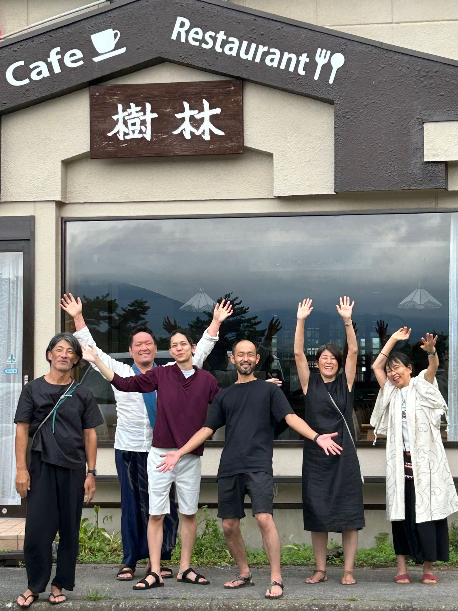 The staff looks happy!